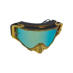 Ski, snowboard, motorcycling, cycling goggles, unisex, bright gold frame, multicolor lens, O11GBMN